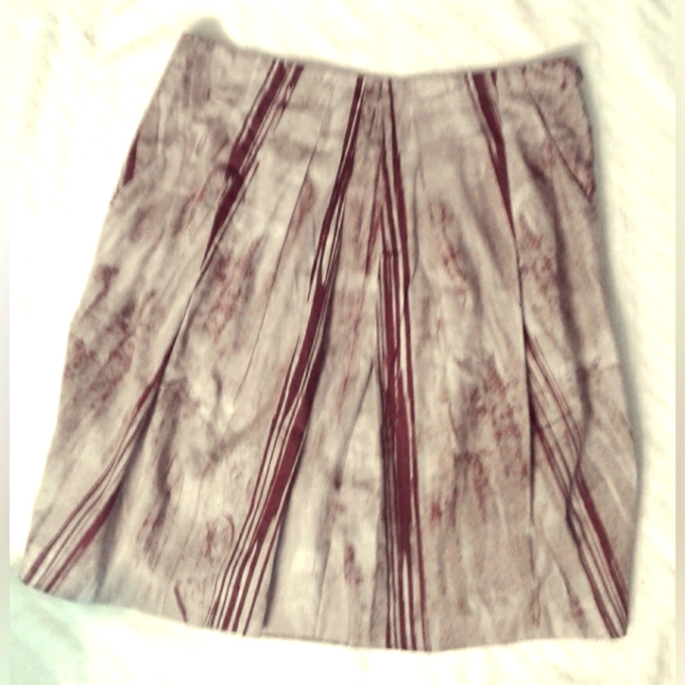 Gunex pleated skirt